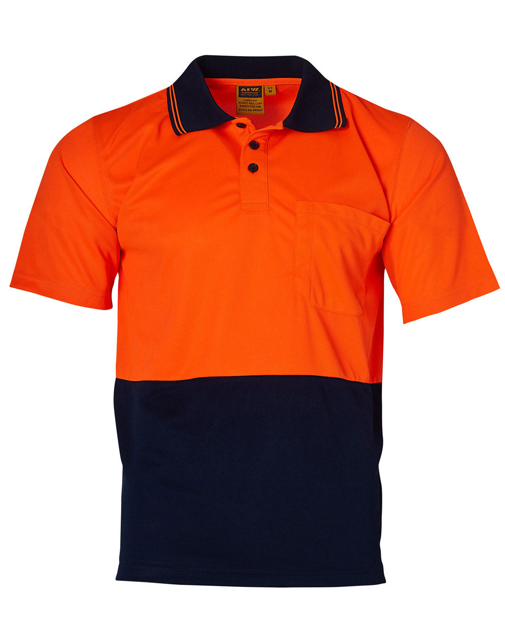 Hivis Short Sleeve Cooldry Polo - made by AIW