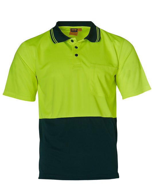 This product is made by AIW and distributed by B-Protected. The Hivis Short Sleeve Cooldry Polo has the part number of AIWSW01CD
