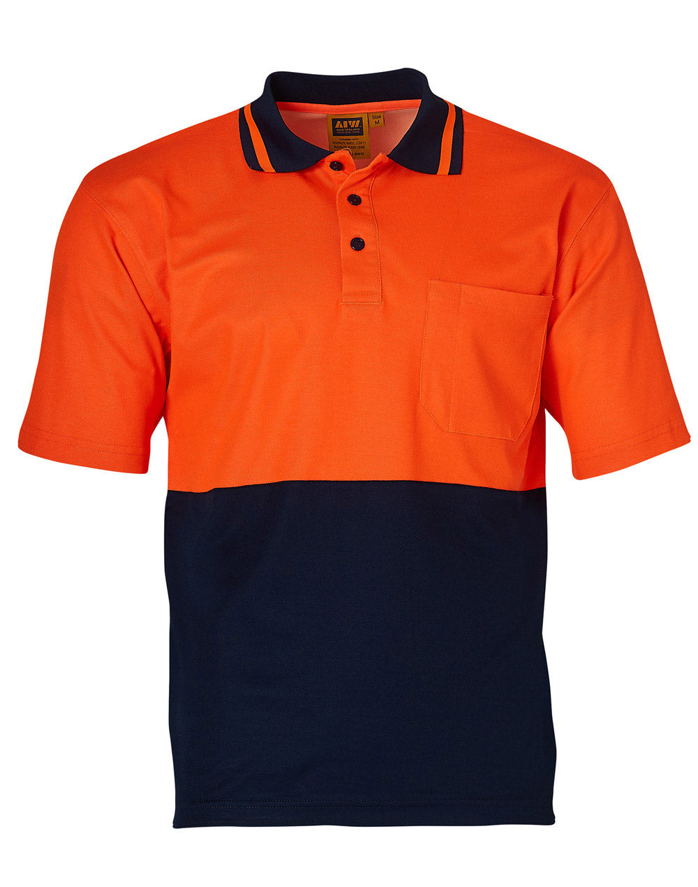 Hi Vis Short Sleeve Truedry Polo - made by AIW