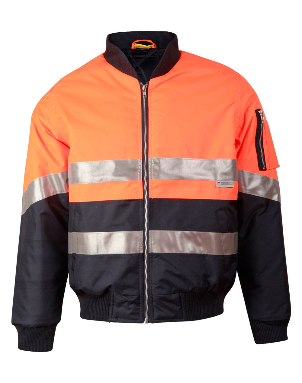 Hi Vis Flying Jacket With Tape - made by AIW