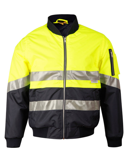 Hi Vis Flying Jacket With Tape - made by AIW
