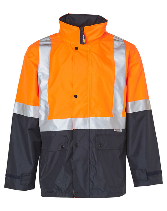 This product is made by AIW and distributed by B-Protected. The Hi Vis Day Night Two Tone Jacket has the part number of AIWSW18A