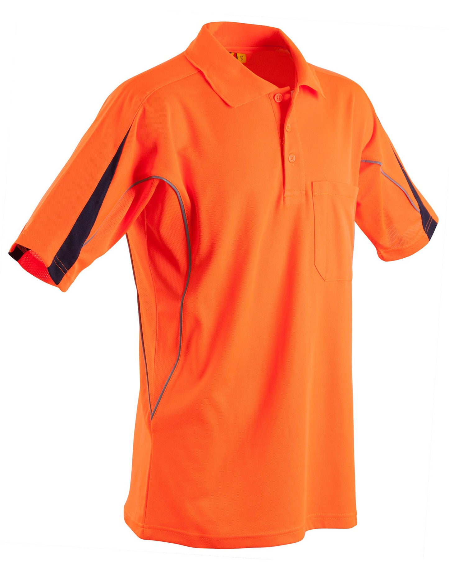 Hi Vis Mens Short Sleeve Polo - made by AIW