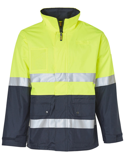 This product is made by AIW and distributed by B-Protected. The Hivis Day Night Fleece Lined Jacket has the part number of AIWSW50