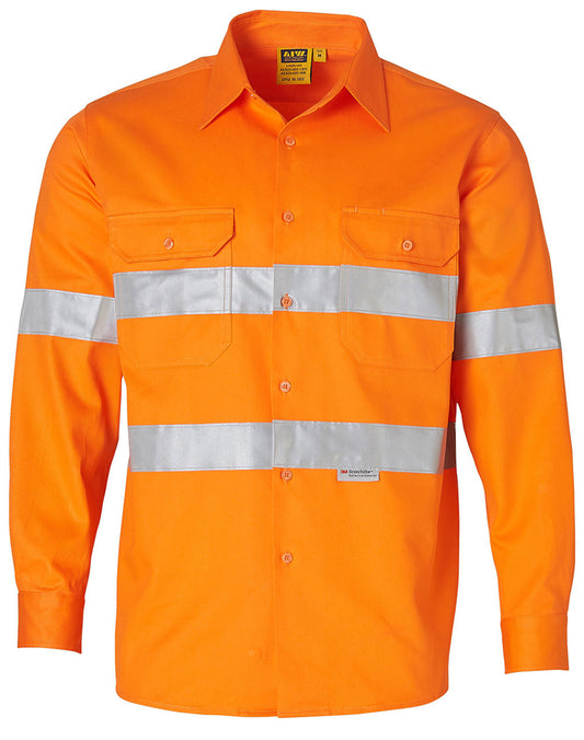 This product is made by AIW and distributed by B-Protected. The Orange Drill Long Sleeve Shirt With Tape has the part number of AIWSW52