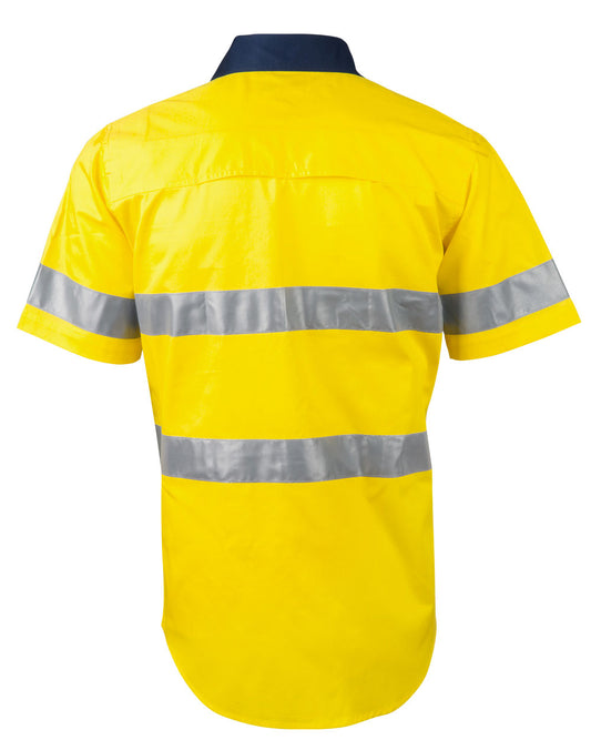 Hi Vis Day Night Short Sleeve Coolbreez Shirt - made by AIW