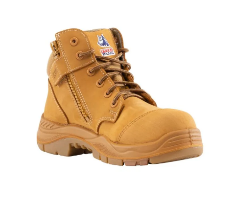 This product is made by Steel Blue and distributed by B-Protected. The Composite Parkes Zip Safety Boot has the part number of SB317538-WN-10