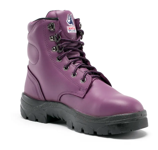 This product is made by Steel Blue and distributed by B-Protected. The Ladies Argyle Safety Boots has the part number of SB512702