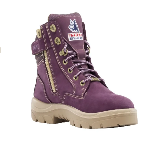 This product is made by Steel Blue and distributed by B-Protected. The Ladies Southern Cross Zip Boot has the part number of SB512761