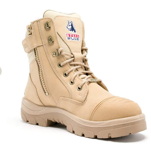 This product is made by Steel Blue and distributed by B-Protected. The Southern Cross Zip Safefy Boot has the part number of SB312661-S-10