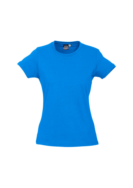 This product is made by Fashion Biz and distributed by B-Protected. The Biz Ladies Ice Tee has the part number of BIZT10022