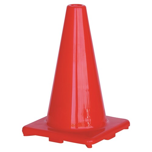 Orange PVC Traffic Cone 300mm - made by PRO Choice