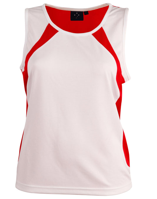 This product is made by AIW and distributed by B-Protected. The Ladies Sprint Singlet has the part number of AIWTS74