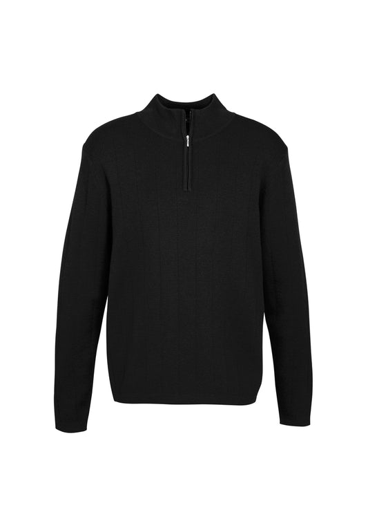 This product is made by Fashion Biz and distributed by B-Protected. The 80/20 Wool-rich Half Zip Jumper has the part number of BIZWP10310