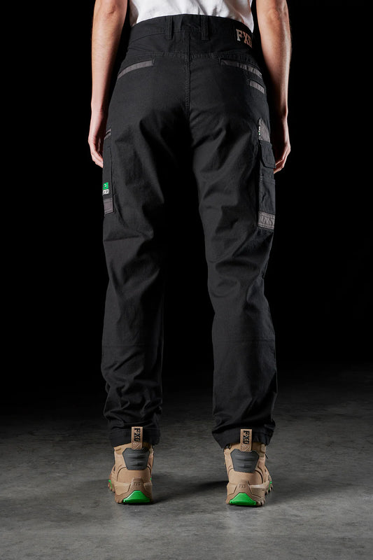 This product is made by FXD Workwear and distributed by B-Protected. The Ladies Stretch Work Pants has the part number of FXDWP3W