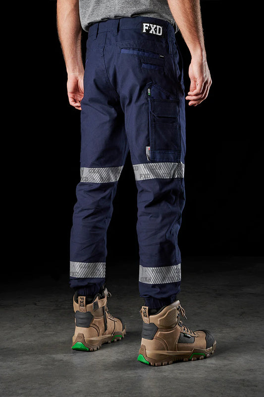 Cuffed Work Pants With Tape - made by FXD Workwear