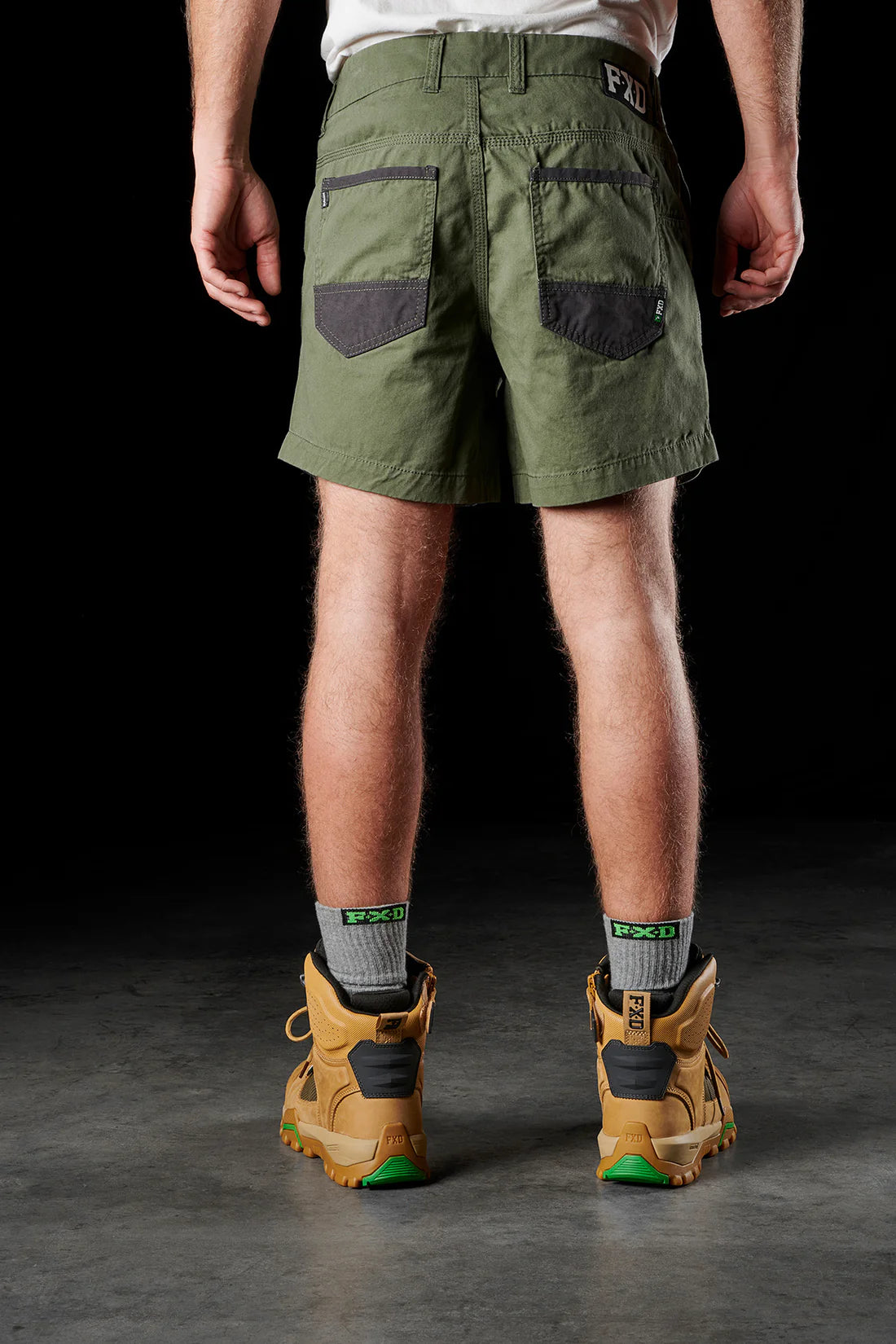 Cotton Twill Short Work Shorts - made by FXD Workwear