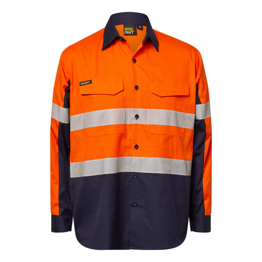 This product is made by Workcraft and distributed by B-Protected. The Ripstop Long Sleeve Vented Shirt With Tape has the part number of NCC-WS6068