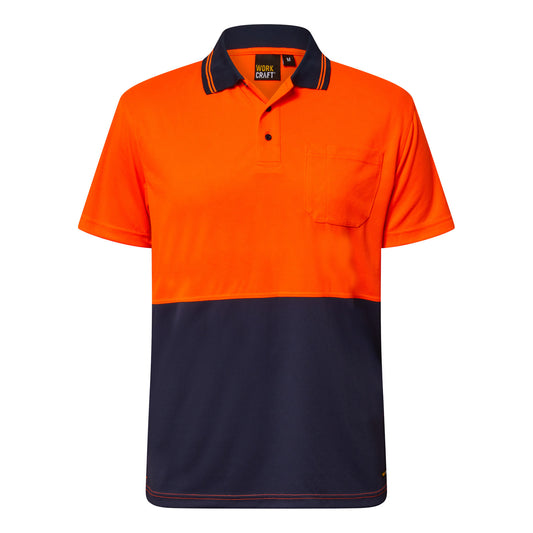 This product is made by Workcraft and distributed by B-Protected. The Hi Vis Lightweight Short Sleeve Polo has the part number of NCC-WSP208