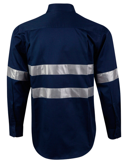This product is made by AIW and distributed by B-Protected. The Long Sleeve Drill Shirt With Tape has the part number of AIWWT04HV