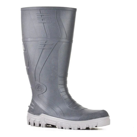Grey Safety With Midsole Gumboot - made by Bata Industrial