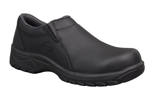 This product is made by Oliver Footwear and distributed by B-Protected. The Ladies Slip On Safety Shoe has the part number of O49430
