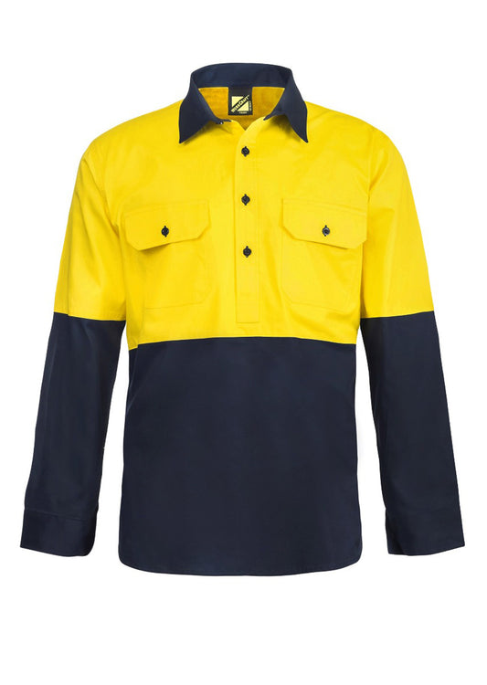 This product is made by Workcraft and distributed by B-Protected. The Hybrid Two Tone Shirt has the part number of NCC-WS4254