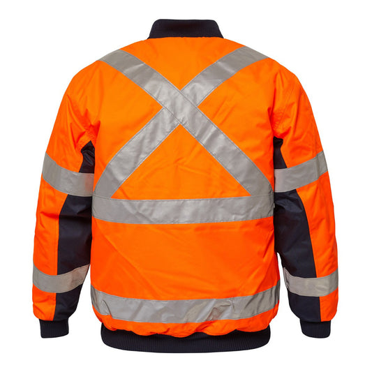 This product is made by Workcraft and distributed by B-Protected. The Two Tone Bomber Jacket With X Tape has the part number of NCC-WW9010