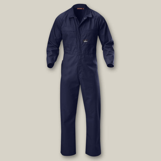 This product is made by Hard Yakka and distributed by B-Protected. The Poly/cotton Coveralls has the part number of Y00015