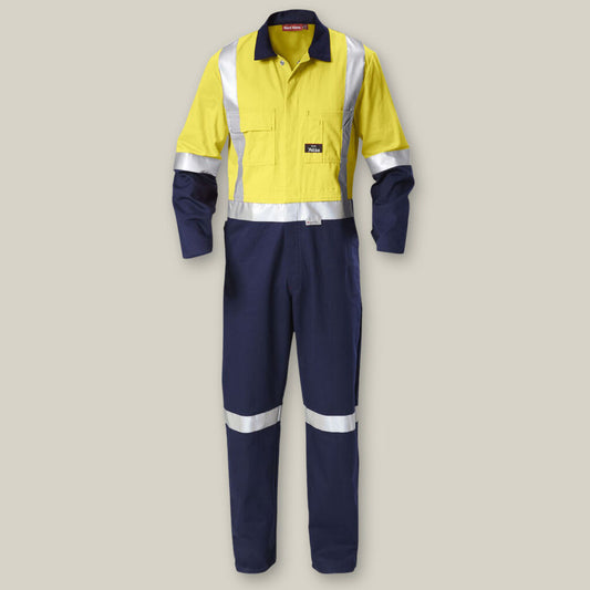 This product is made by Hard Yakka and distributed by B-Protected. The Hi Vis Coveralls And Tape has the part number of Y00262