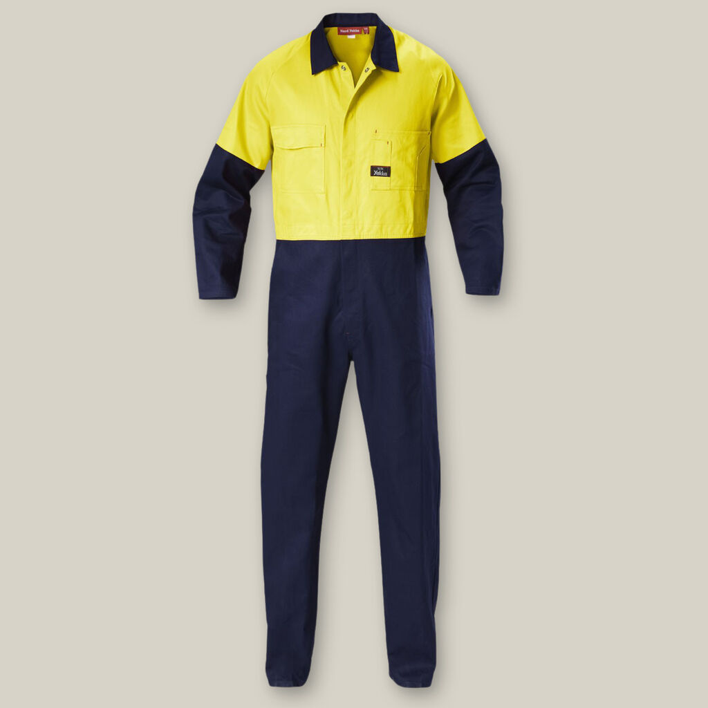 Hi Vis Drill Coveralls - made by Hard Yakka