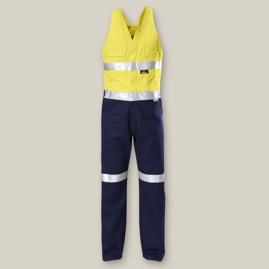 This product is made by Hard Yakka and distributed by B-Protected. The Day Night Hivis A/b Overalls has the part number of Y01055