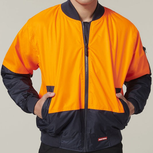 This product is made by Hard Yakka and distributed by B-Protected. The Hi Vis Flying Jacket has the part number of Y06670