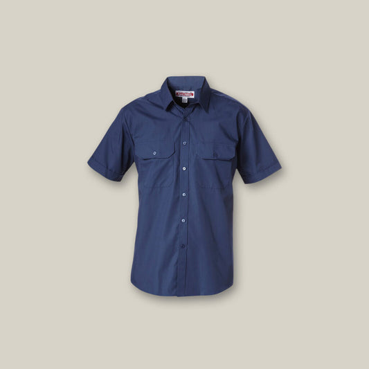 This product is made by Hard Yakka and distributed by B-Protected. The Permanent Press Short Sleeve Shirt has the part number of Y07591