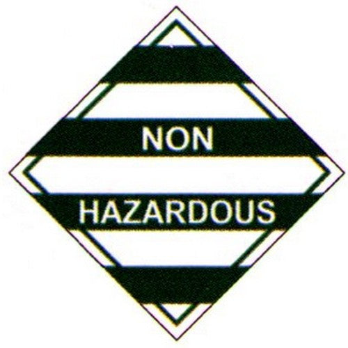 Self Stick 250mm Hazchem 13 Non Hazardous Diamond - made by Signage
