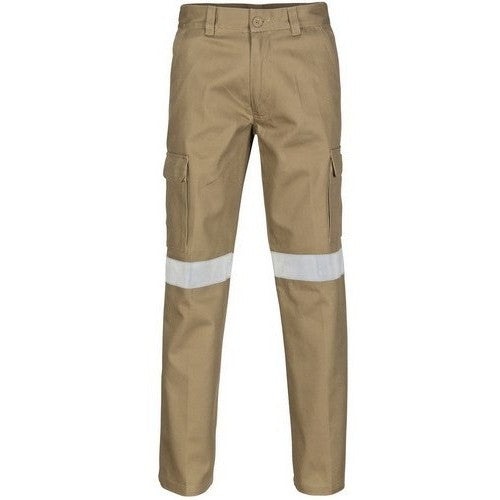 Drill Cargo Pants With Tape - made by DNC