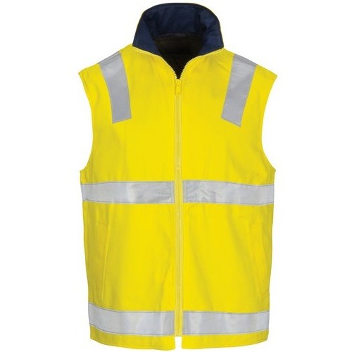 Ctn Hivis Reversible Vest Day Night - made by DNC
