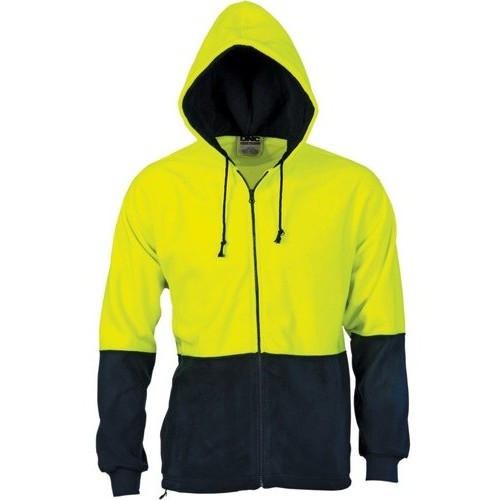 Hi Vis Polar Fleece Hoodie - made by DNC