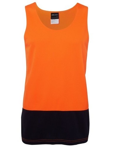 Hi Vis Traditional Singlet - made by JBs Wear