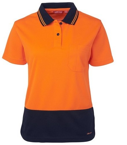 Ladies Hivis Short Sleeve Polo - made by JBs Wear
