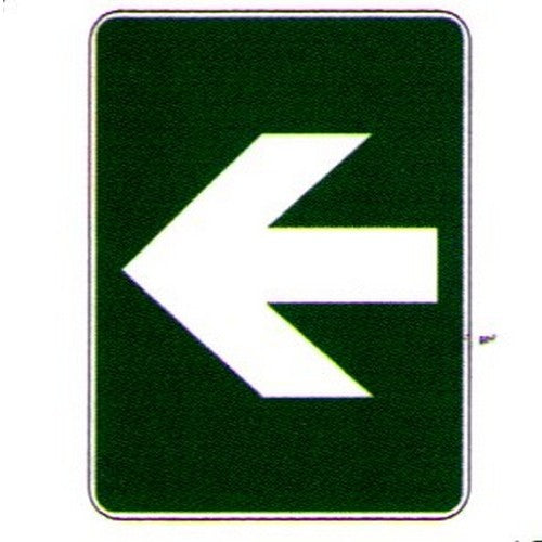 Plastic 225x300mm Arrow Sign W G - made by Signage