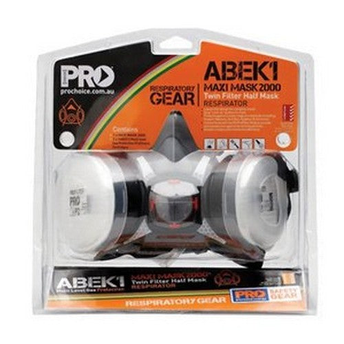 Chemical Kit ABEK1 - Assembled Half Mask - made by PRO Choice