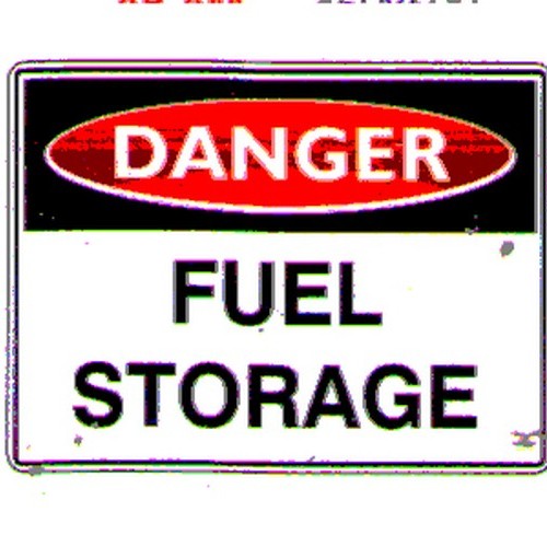 Metal 300x450mm Danger Fuel Storage Sign - made by Signage