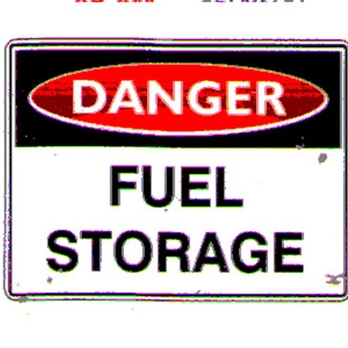 Metal 300x4Danger Fuel Storage Sign - made by Signage