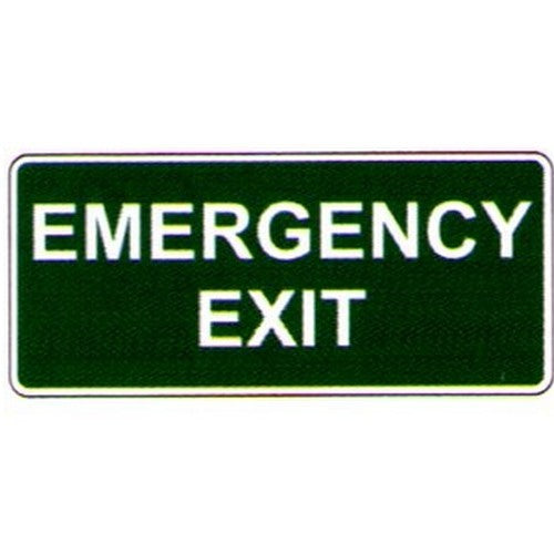 Luminous Emergency Exit Sign B Protected