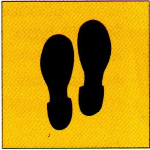 Stencil 2 Feet Stencil 210 Mm450sqr - made by Signage