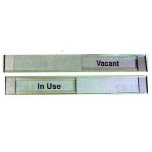 40x300mm Aluminium In Use Or Vacant Door Sign - made by Signage