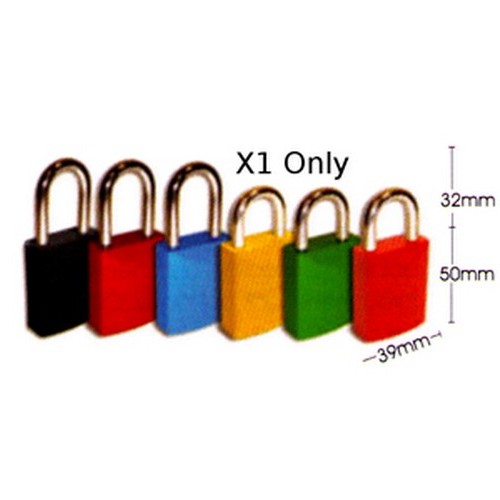 Lockout Hi Vis Red Padlock - made by B-PROTECTED
