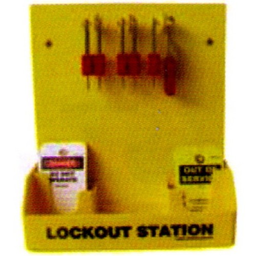 5 Padlock Access Lockout Station - made by B-PROTECTED