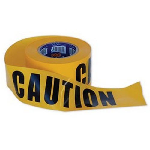 Caution On Yellow Tape - 100M - made by PRO Choice